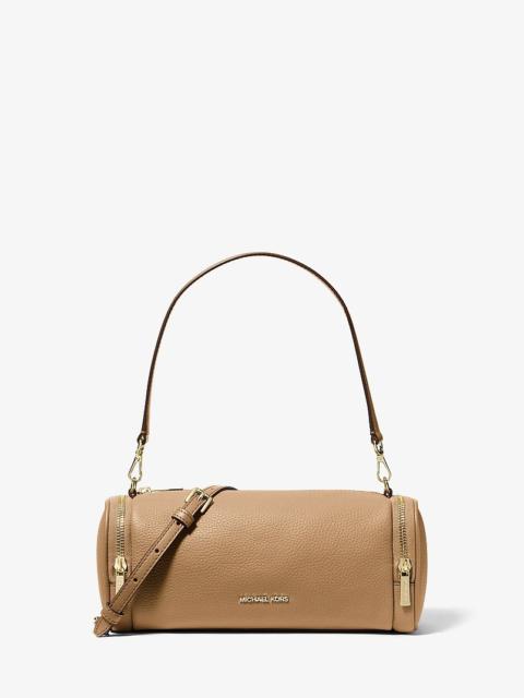MICHAEL KORS Jet Set Travel Small Pebbled Leather Convertible Crossbody Bag