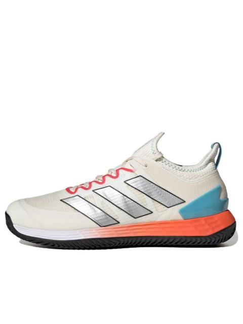 adidas Adizero Ubersonic 4 Clay Court Tennis Shoes 'White Silver Metallic Preloved Blue' HQ5930