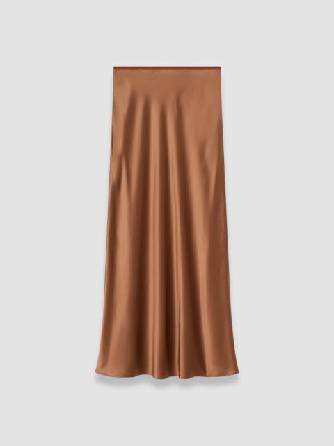 JOSEPH Isaak Long Silk Satin Skirt