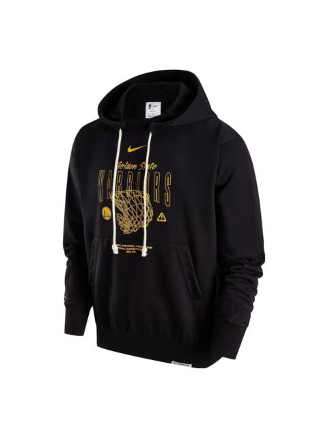 Nike Nike Golden State Warriors Standard Issue Hoodie 'Black Gold' FB4274-010