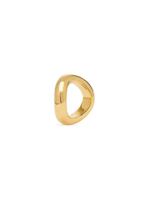 BALENCIAGA Women's Loop Ring in Gold