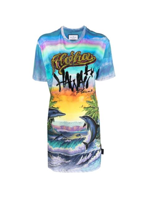 PHILIPP PLEIN graphic-print short-sleeved T-shirt