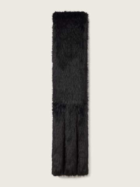 Simone Rocha Triple Slit Faux Fur Scarf