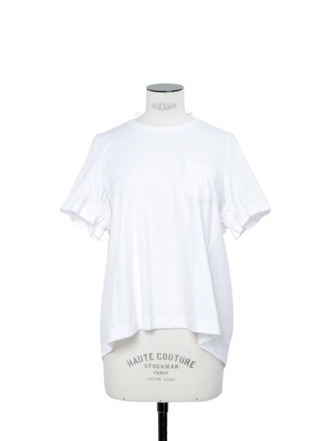 sacai Cotton Poplin x Cotton Jersey T-Shirt