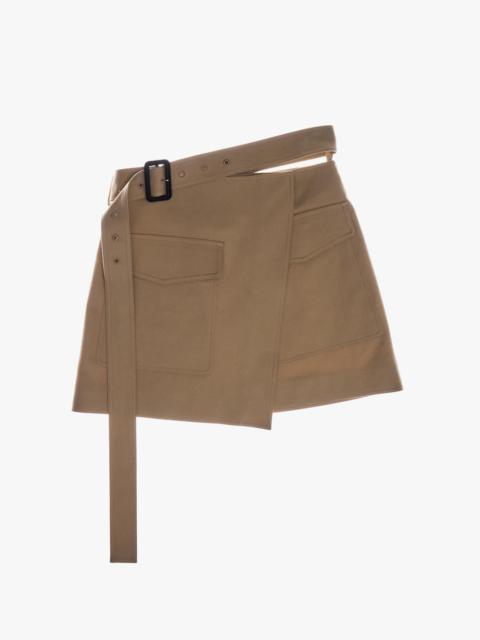 Helmut Lang TRENCH WRAP SKIRT