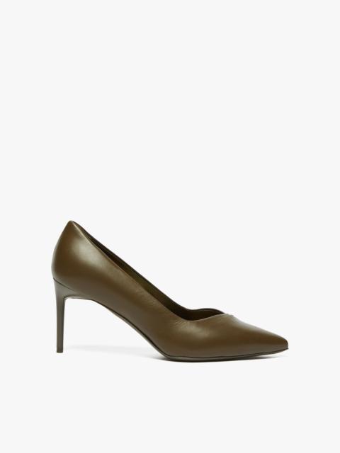 Max Mara PHYLLIS Nappa leather court shoes