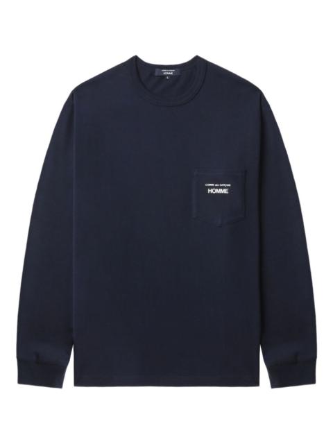 Comme des Garçons Homme logo-print patch-pocket T-shirt
