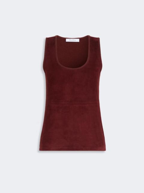 Max Mara ACCORDO Wool and cashmere top - BROWN BORDEAUX