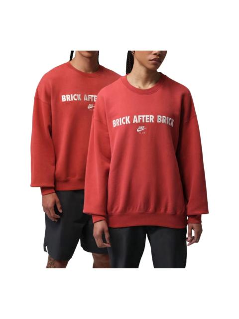 Jordan Jordan BIKE AIR x Nigel Fleece Crew-Neck Sweatshirt 'Red' IQ8154-671