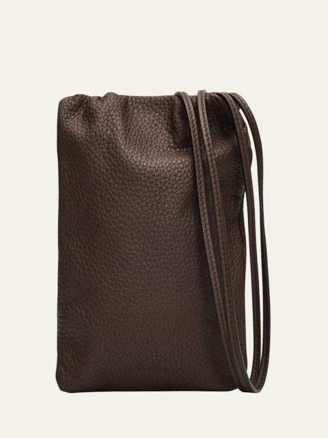 The Row Bourse Phone Case in Grain Leather