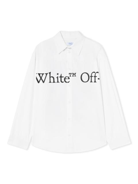 Off-White Bookish Scarf Poplin Overshirt