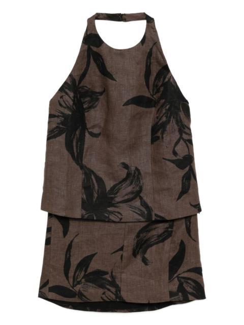 Reformation Avielle linen two piece