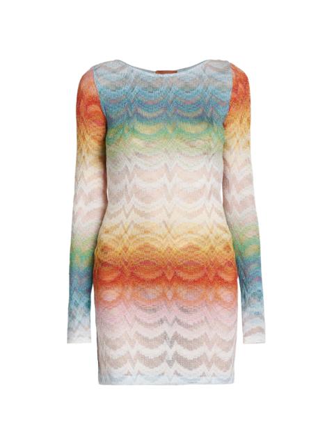 Missoni Women's Long-Sleeve Cover-Up Dress - Multicolor