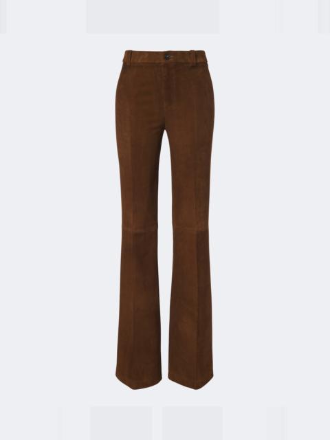 STOULS Lizzy suede bootcut pants