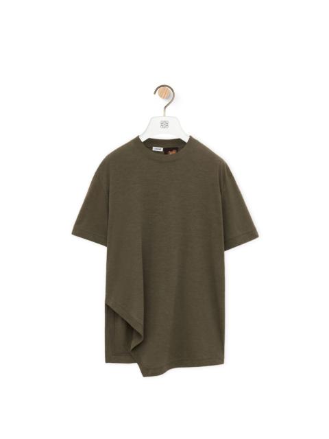 Loewe Asymmetric T-shirt in cotton blend