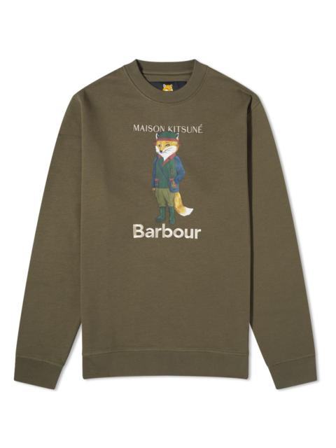 Barbour Barbour x Maison Kitsuné Beaufort Crew Sweat