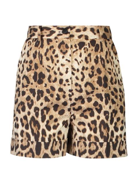 Dolce & Gabbana Leopard Printed Short