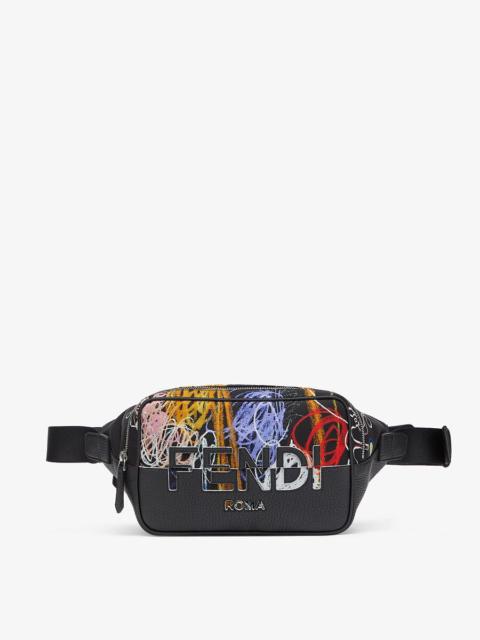 FENDI Multicolor nylon and leather bag