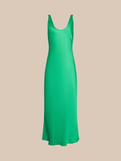 L'AGENCE Akiya Satin Maxi Dress