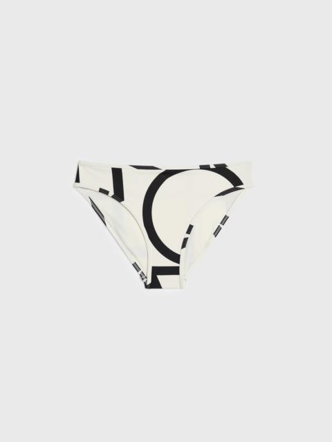 TOTEME Monogram bikini bottoms tofu