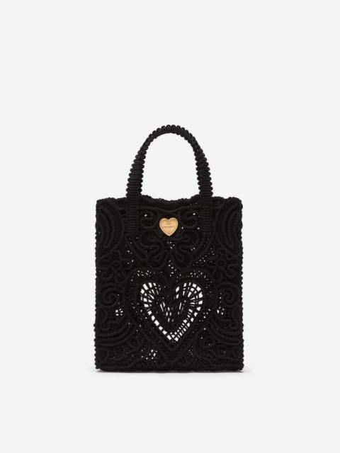 Dolce & Gabbana Small cordonetto lace Beatrice bag