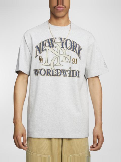 x Rhuigi Men's Embroidered NYC T-Shirt