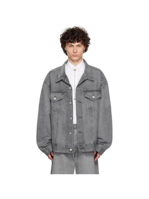 Junya Watanabe MAN Gray Levi's Edition Garment Treated W Name Denim Jacket