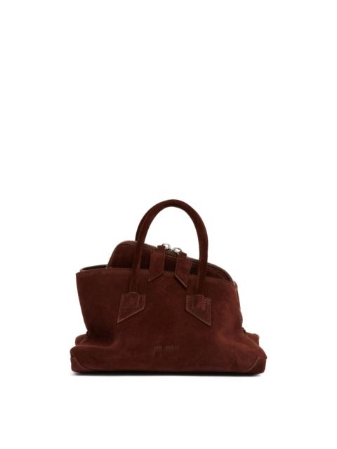 THE ATTICO Brown La Passeggiata Mini Suede Bag