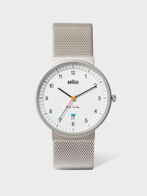 Paul Smith Paul Smith + Braun&#174; Silver Watch