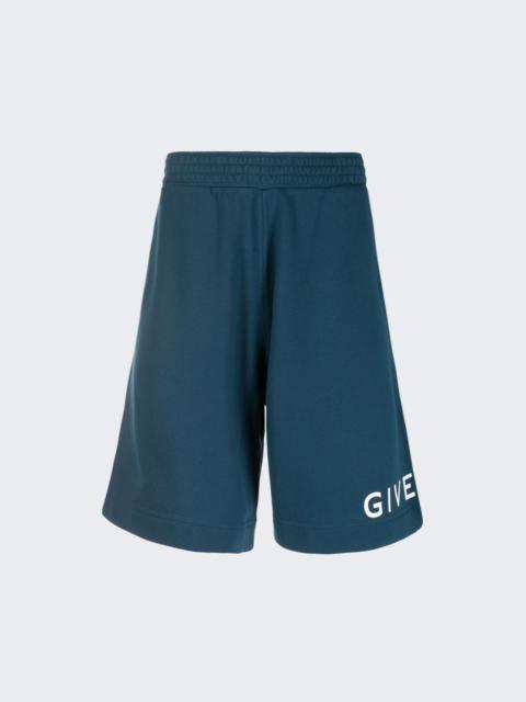 Givenchy Boxy Fit Shorts Oil Blue