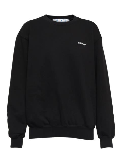 Off-White Logo-print cotton jersey sweatshirt