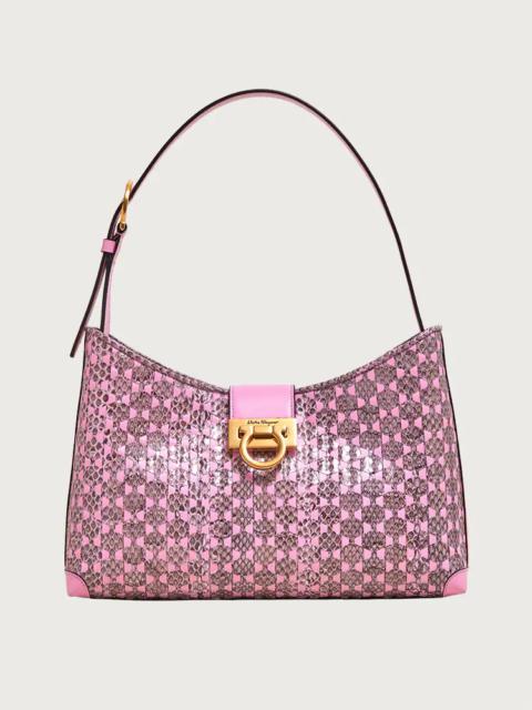 FERRAGAMO TRIFOLIO SHOULDER BAG