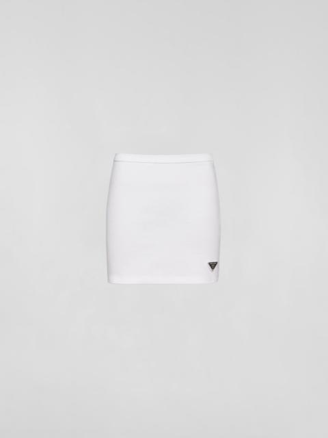 Prada Jersey miniskirt