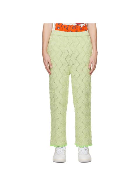 ROBYN LYNCH Green Wavy Trousers