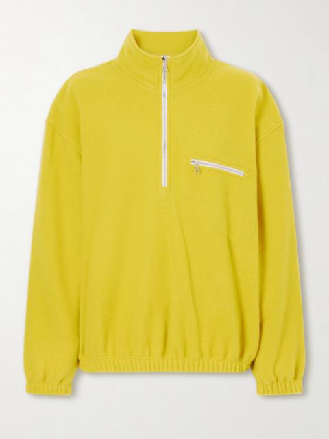 RIER Polar Wool-fleece Half-zip Sweatshirt