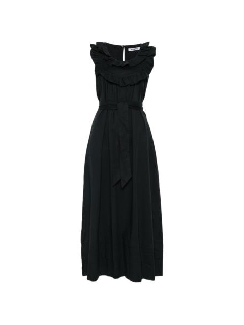 VIVETTA ruffled belted midi dress