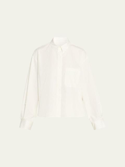 J. D. Shirt in Mixed Pinstripe Superpop