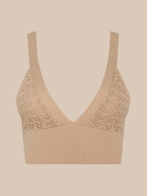 L'AGENCE Reverie Pointelle Knit Bralette
