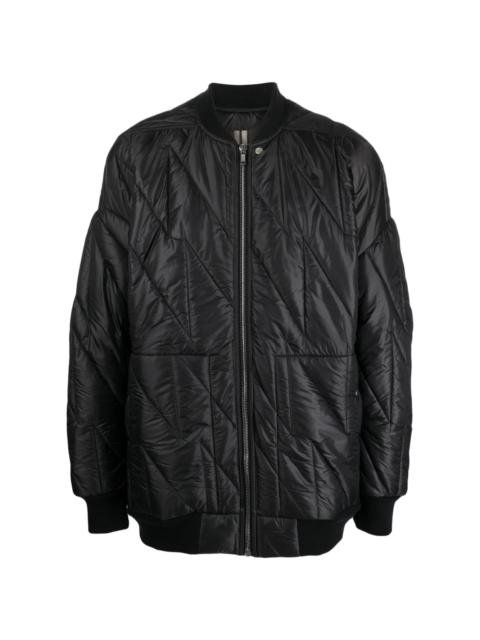 quilted padded bomber jacket