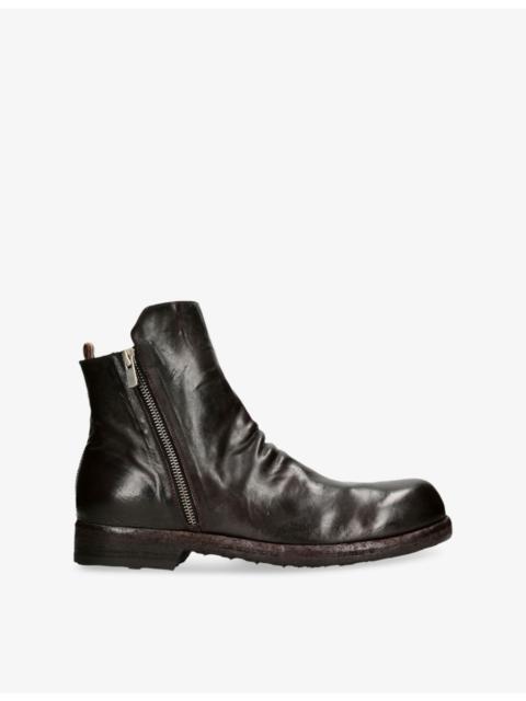 OFFICINE CREATIVE Bulla Leather Ankle Boots