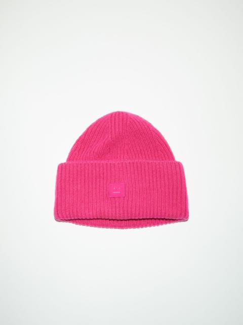 Small face logo beanie - Bright pink