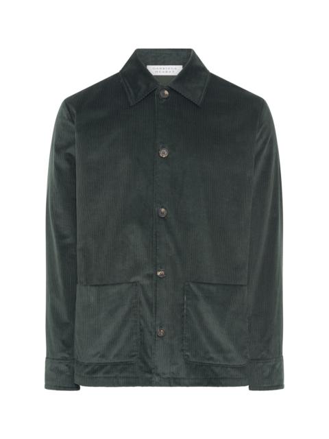 GABRIELA HEARST Javier Chore Jacket in English Green Sea Island Cotton Corduroy