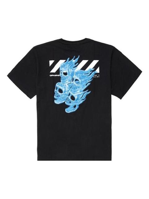 Off-White Off-White Mens Skeleton Print Short Sleeve Oversized OMAA038S191850171088