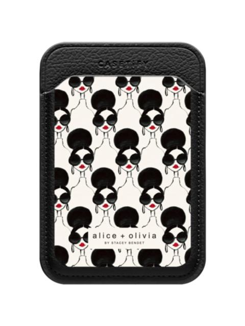 Alice + Olivia A+O X CASETIFY STACE FACE PHONE WALLET