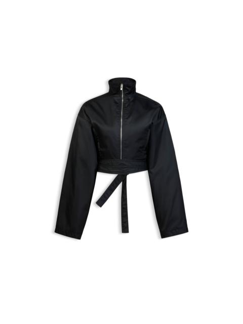 Alaïa TAFFETA BELTED BOMBER