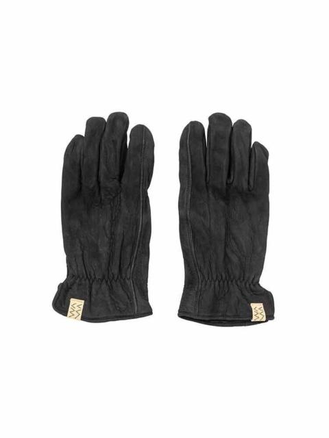 visvim SUEDE GLOVE (FR VEG.LB) BLACK