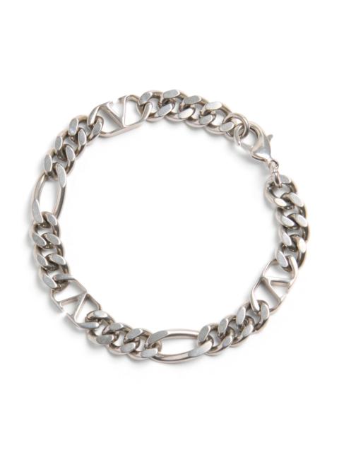 Valentino Men's VLogo Signature Metal Bracelet - Palladium