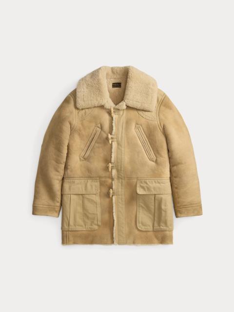 RRL by Ralph Lauren Shearling Toggle Coat
