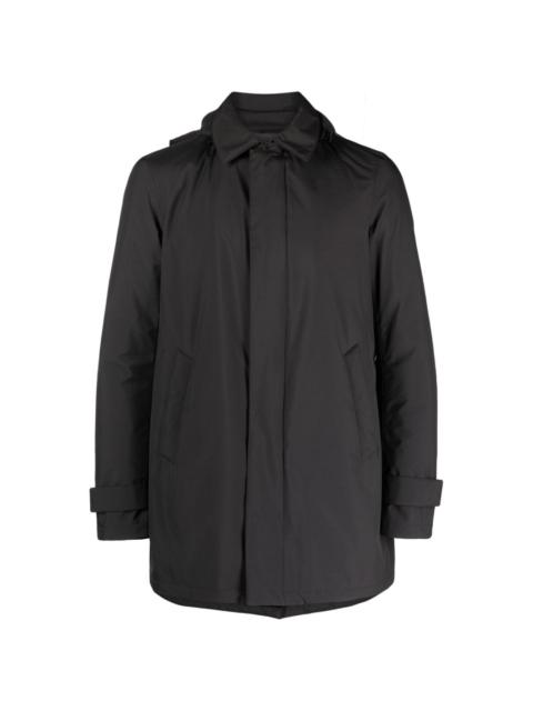 detachable-hood padded jacket