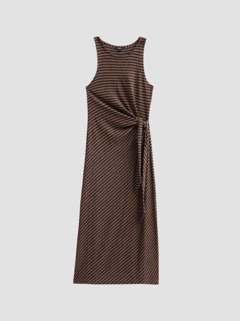 Rails Women's Ricky Striped Tie-Waist Midi Dress - Onyx Cocoa Stripe